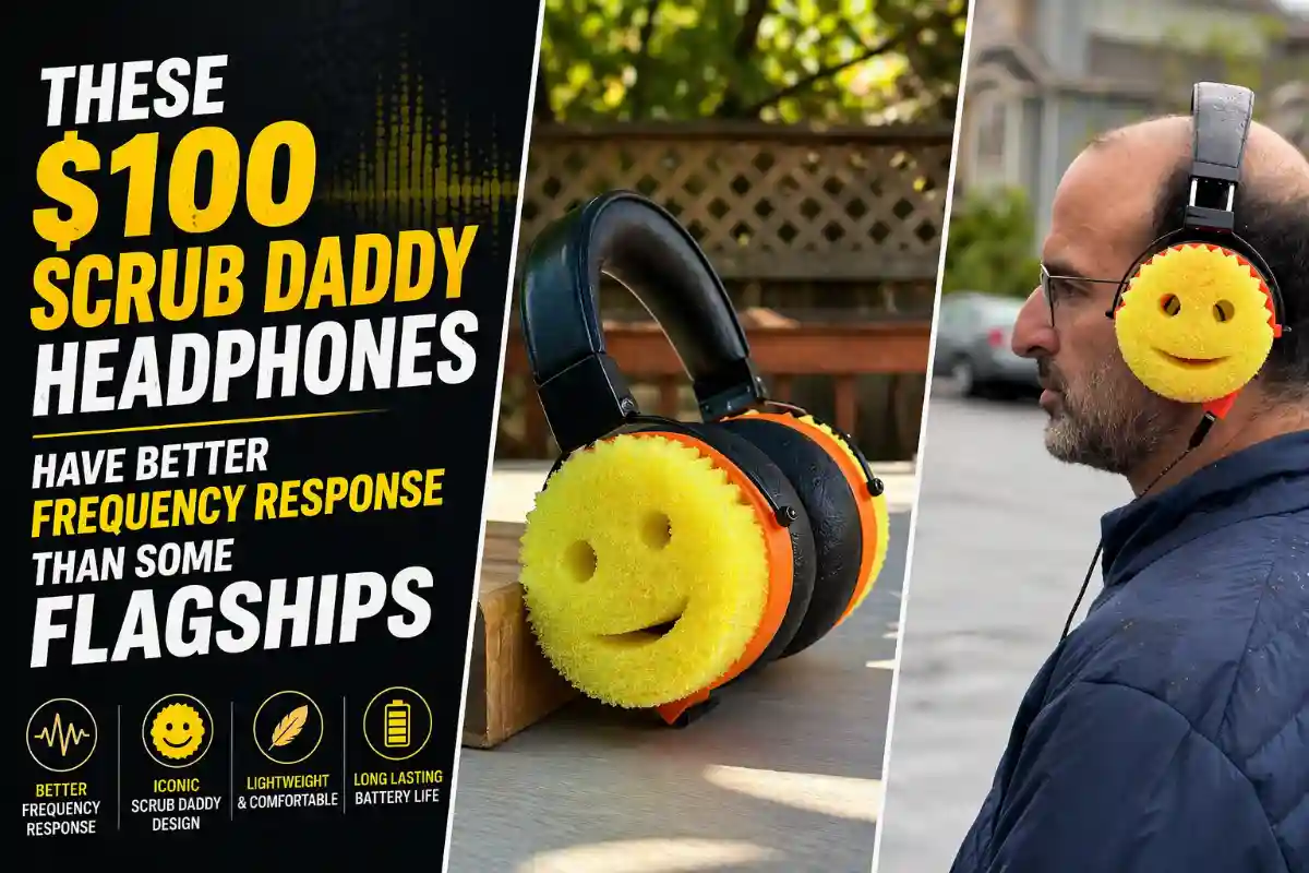 $100 Scrub Daddy Headphones
