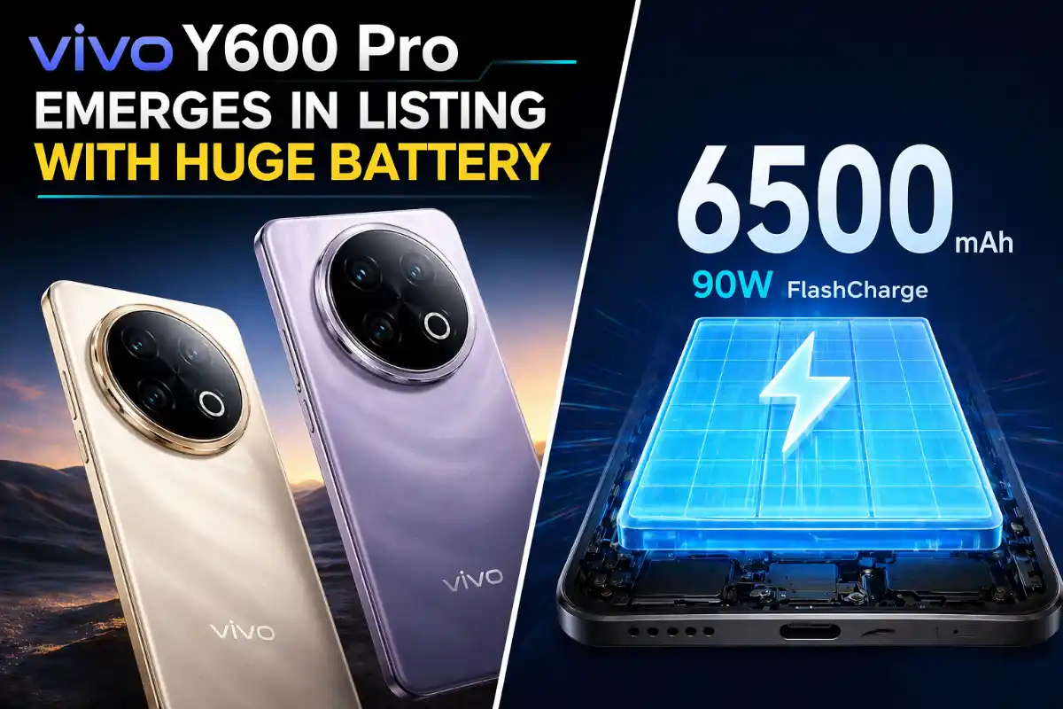 vivo Y600 Pro Leak Massive Battery